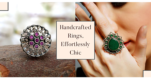 Handcrafted Rings, Effortlessly Chic