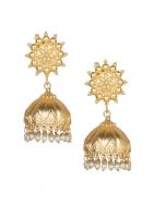 Matte Gold Stud Jhumka