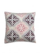 Multicolour Applique Cutwork Cotton Cushion Cover