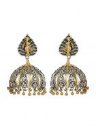 Krishna Dual Tone Brass Jhumka