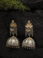 Handcrafted Dual Tone Brass Jhumka