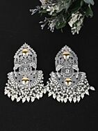 Ghungroo Style Silver Tone Earrings