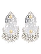 Ghungroo Style Silver Tone Earrings