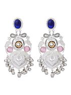 Ghungroo Style Silver Tone Earrings