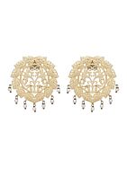 Handcrafted Matte Gold Earrings