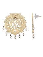 Handcrafted Matte Gold Earrings