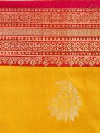 Yellow  Handwoven Banarsi Silk Saree