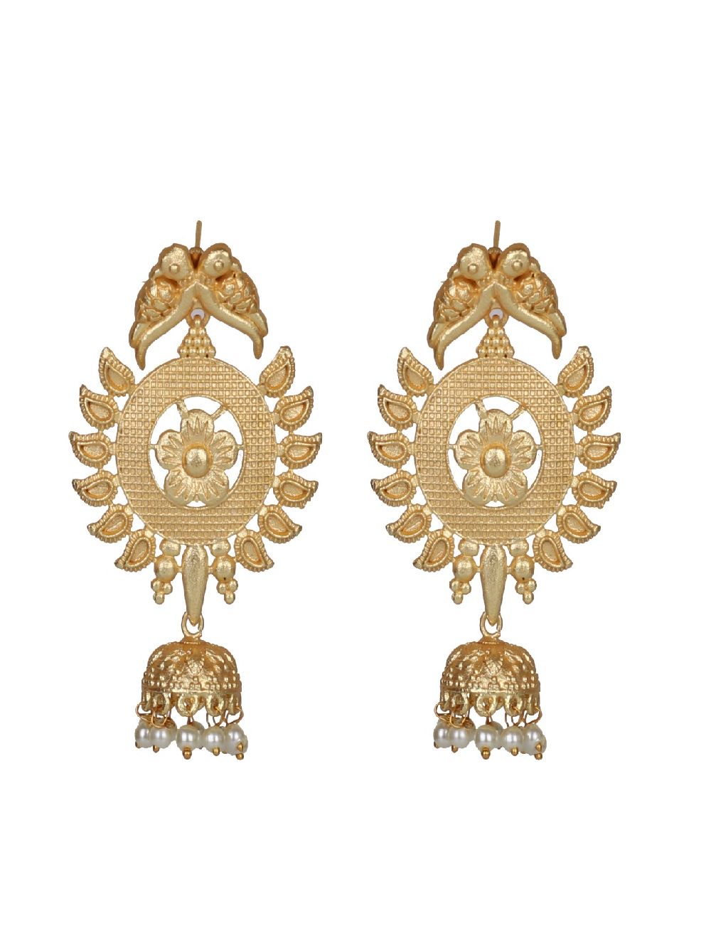 Matte Gold Stud Jhumka