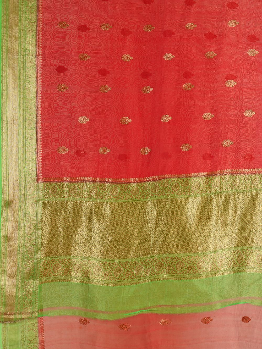 Red Handwoven Banarasi  Silk Saree